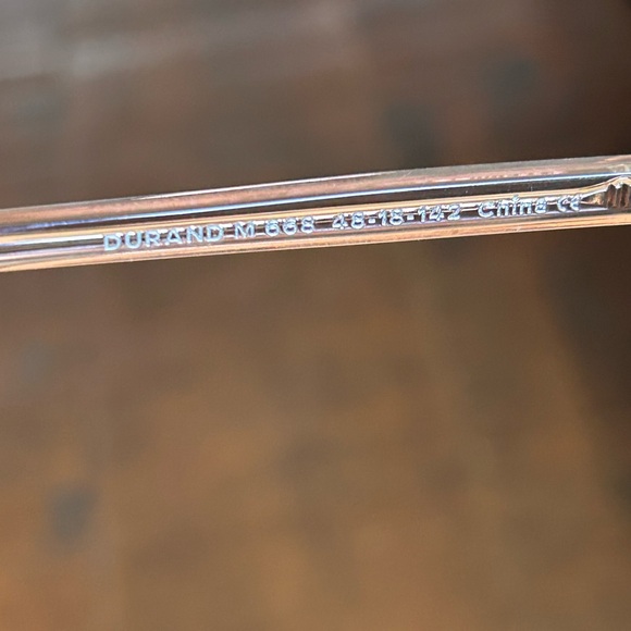 Warby Parker Durand in Rose Water, progressive non-prescription glasses - Picture 10 of 11